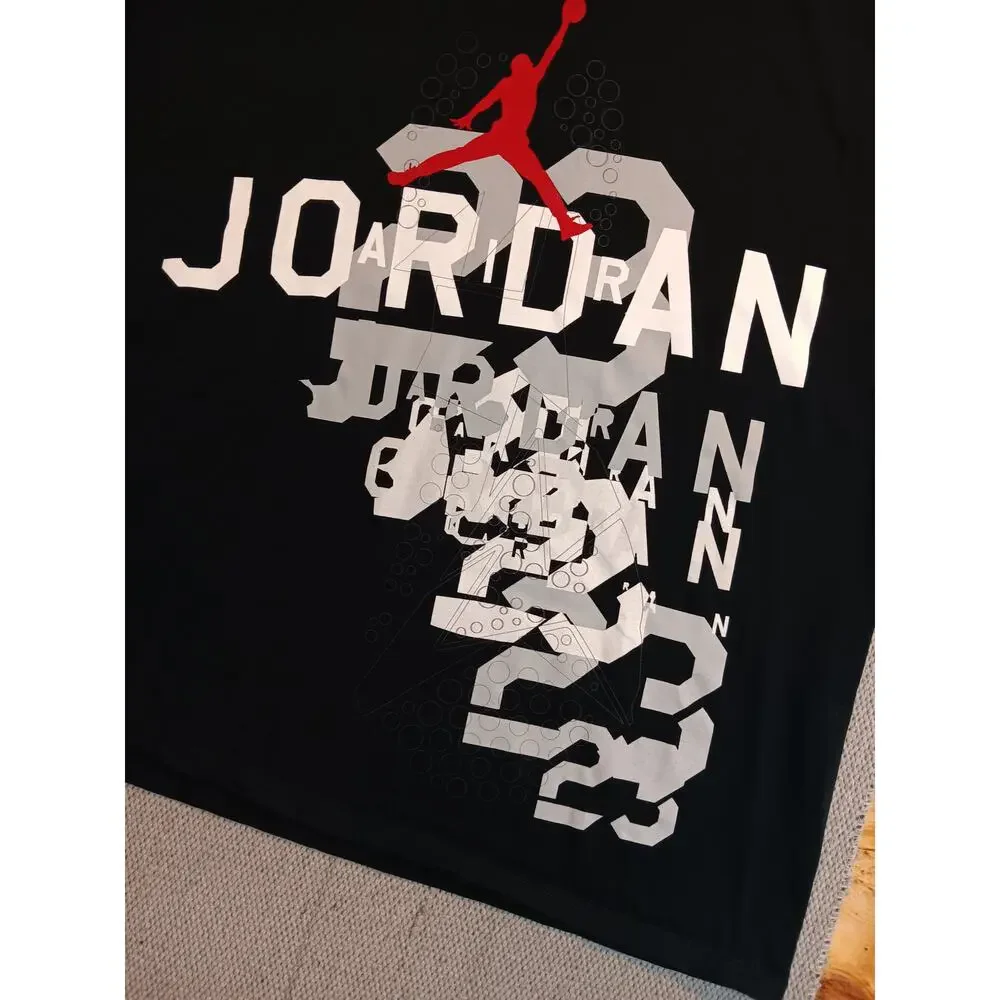 Nike Air Jordan Vintage Tee Mens XXL Black Take Flight 23 Jumpman Basketball‎